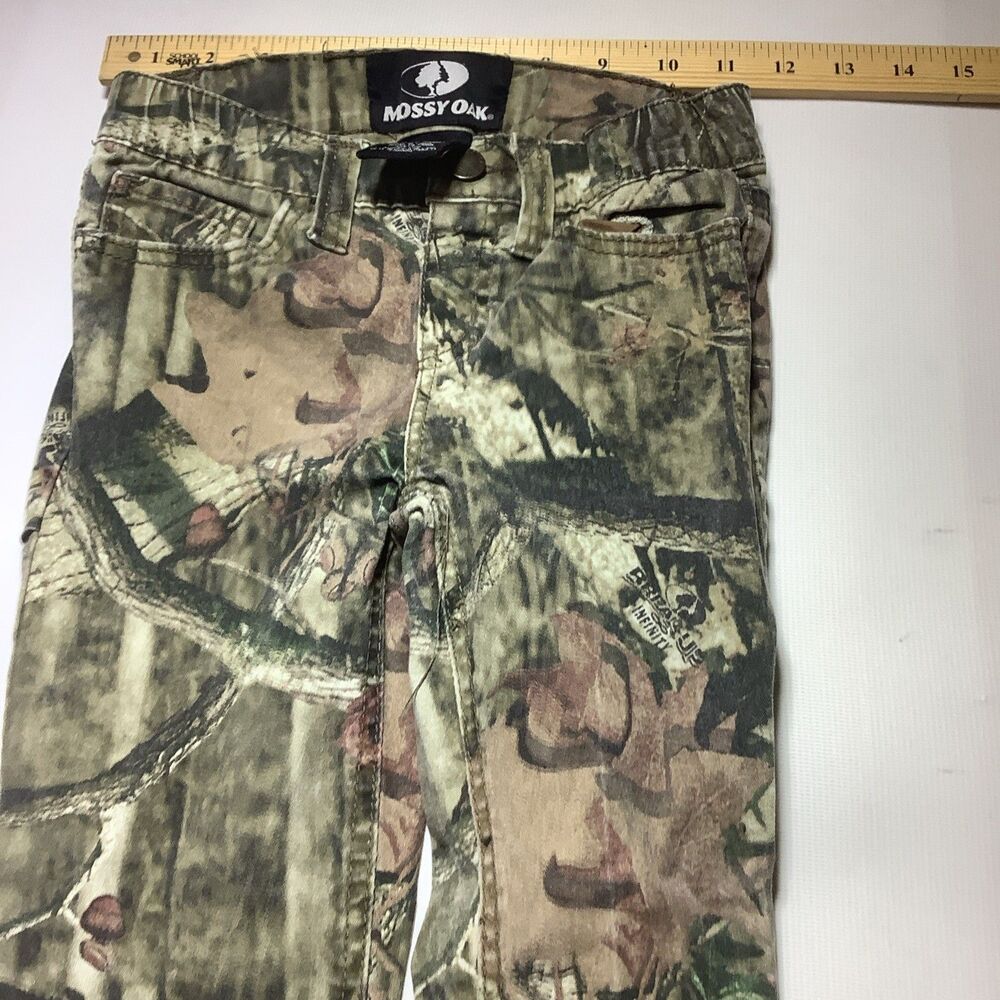 Boys Mossy Oak Break Up Infinity 5 Pocket Jeans Size Small - Picture 7 of 16